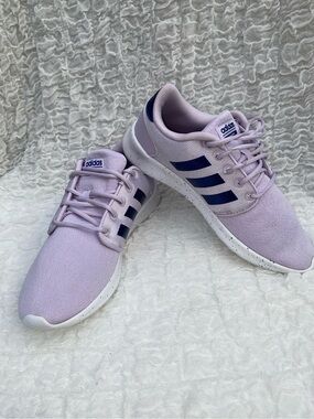 Adidas Women's Purple and White Trainers Sz 7 F28